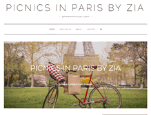 Tablet Screenshot of picnicsparis.com